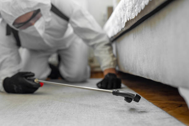 Professional Mosquito Control technician working in White Island Shores, MA
